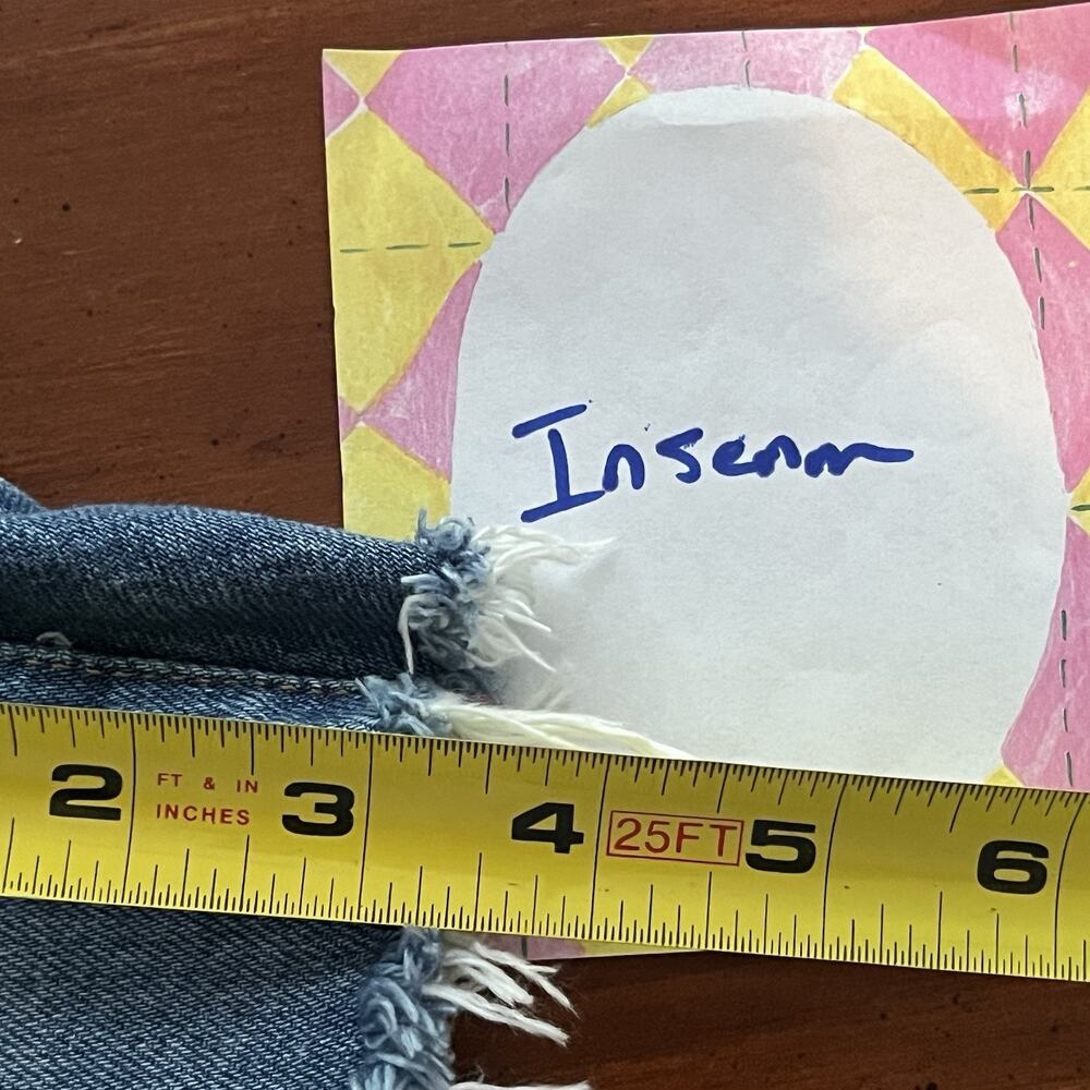 Frame Denim Shorts Size 25 Cut Off 100% Cotton Raw Frayed Hem Boho Festival - Picture 11 of 12